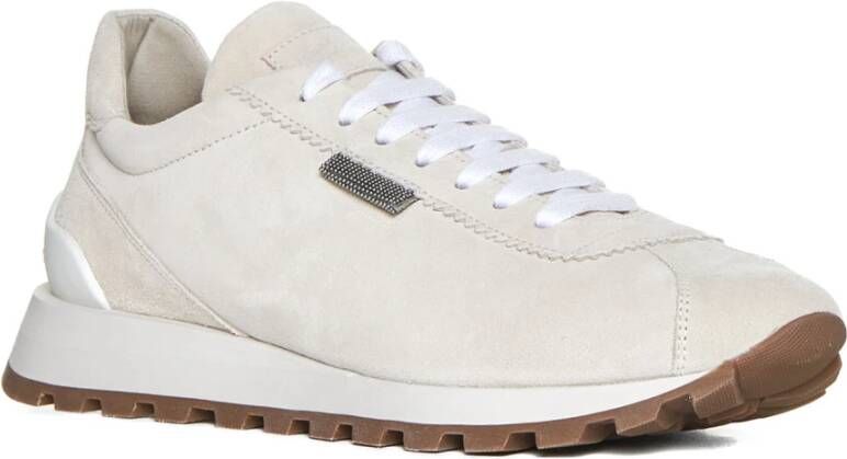 BRUNELLO CUCINELLI Beige Sneakers Beige Dames