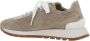 BRUNELLO CUCINELLI Beige Suède Lage Top Sneakers Vrouw Beige Dames - Thumbnail 3