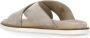 BRUNELLO CUCINELLI Beige Suède Leren Heren Slippers Gray Heren - Thumbnail 4