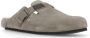 BRUNELLO CUCINELLI Beige Suède Leren Platte Schoenen Gray Dames - Thumbnail 3