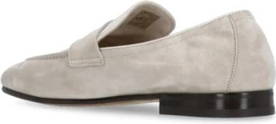 BRUNELLO CUCINELLI Beige Suède Loafers Beige Heren