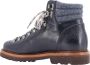 BRUNELLO CUCINELLI Blauwe Leren Enkellaarzen Vetersluiting Blue Heren - Thumbnail 3