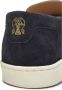 BRUNELLO CUCINELLI Blauwe Slip-On Penny Platte Schoenen Blue Heren - Thumbnail 4