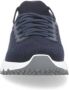 BRUNELLO CUCINELLI Blauwe Stoffen Sneakers met Leren Details Blue Heren - Thumbnail 3