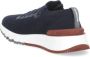 BRUNELLO CUCINELLI Blauwe Stoffen Sneakers met Leren Details Blue Heren - Thumbnail 4