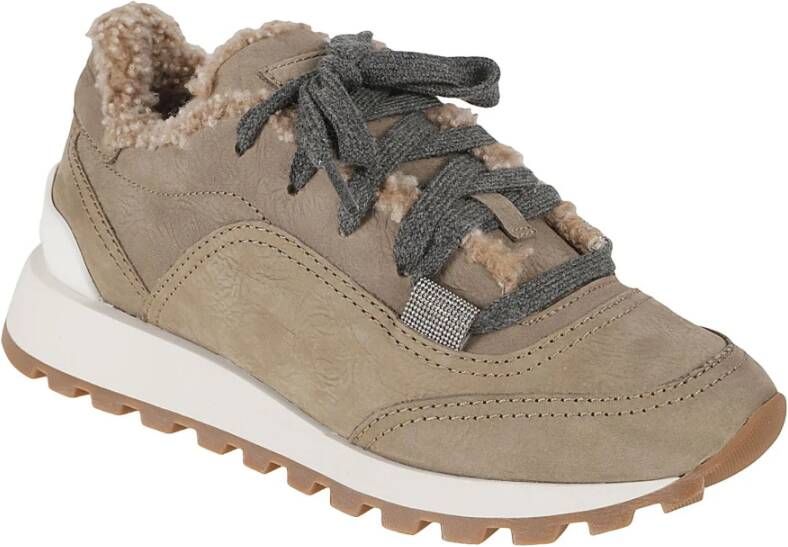 BRUNELLO CUCINELLI Bont Sneakers voor Dames Bruin Dames