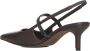 BRUNELLO CUCINELLI Bruin Leren Slingback Middelhak Schoenen Brown Dames - Thumbnail 13