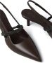 BRUNELLO CUCINELLI Bruin Leren Slingback Middelhak Schoenen Brown Dames - Thumbnail 7