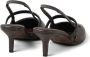 BRUNELLO CUCINELLI Bruin Leren Slingback Middelhak Schoenen Brown Dames - Thumbnail 9