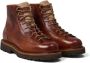 BRUNELLO CUCINELLI Bruin Leren Veterschoenen Brown Heren - Thumbnail 5