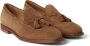 BRUNELLO CUCINELLI Bruin Suède Kwast Detail Platte Schoenen Brown Heren - Thumbnail 3