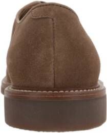 BRUNELLO CUCINELLI Bruine Suède Derby Platte Schoenen Brown Heren