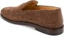 BRUNELLO CUCINELLI Casual Penny Loafer in Geweven Suède Brown Heren - Thumbnail 3