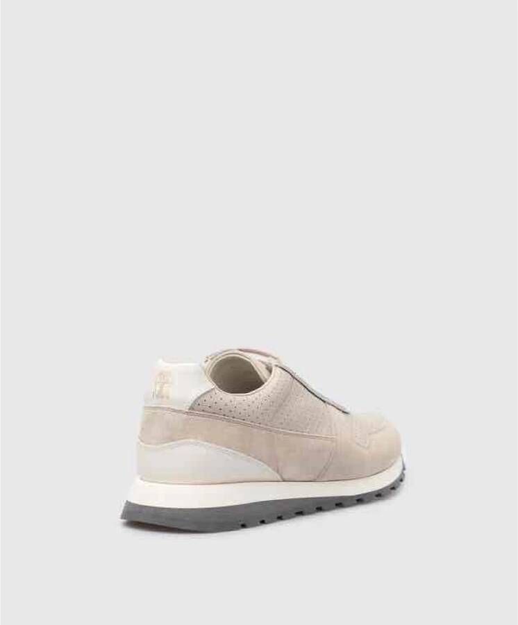 BRUNELLO CUCINELLI Casual Sneakers voor Dagelijks Gebruik Beige Heren