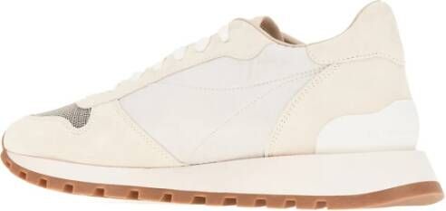 BRUNELLO CUCINELLI Casual Sneakers voor Dagelijks Gebruik White Dames