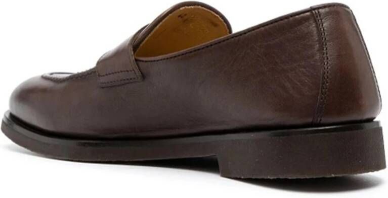 BRUNELLO CUCINELLI Donkerbruine Penny Loafer Schoenen Brown Heren