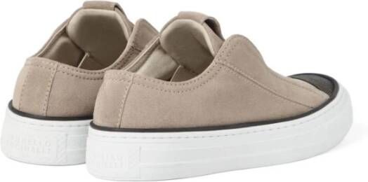 BRUNELLO CUCINELLI Elegante ICE Sneakers voor Vrouwen Beige Dames