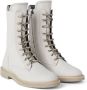 BRUNELLO CUCINELLI Elegante Leren Laarzen White Dames - Thumbnail 5