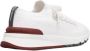 BRUNELLO CUCINELLI Gebreide en Leren Sneakers White Heren - Thumbnail 3