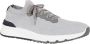 BRUNELLO CUCINELLI Grijze Gebreide Sneakers Lichtgewicht Trendy Stijl Gray Heren - Thumbnail 2