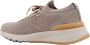 BRUNELLO CUCINELLI Gebreide Sneakers met Rubberen Logo Detail Gray Heren - Thumbnail 4