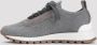 BRUNELLO CUCINELLI Glanzende Gebreide Sneakers Gray Dames - Thumbnail 4