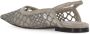 BRUNELLO CUCINELLI Grijze Leren Slingback Platte Schoenen Gray Dames - Thumbnail 4