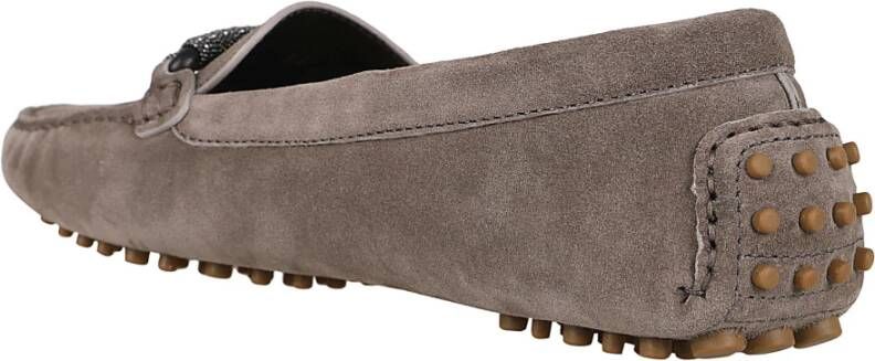 BRUNELLO CUCINELLI Grijze Loafers voor Vrouwen Gray Dames