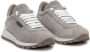 BRUNELLO CUCINELLI Grijze Sneakers Veters Ronde Neus Rubber Gray Dames - Thumbnail 3