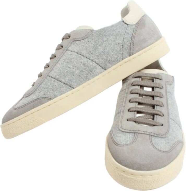 BRUNELLO CUCINELLI Grijze Sneakers voor Heren Gray Heren