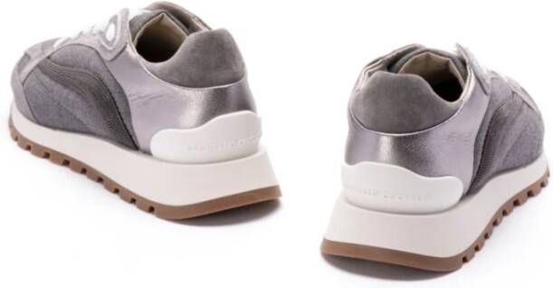 BRUNELLO CUCINELLI Grijze Sneakers voor Vrouwen Aw24 Gray Dames