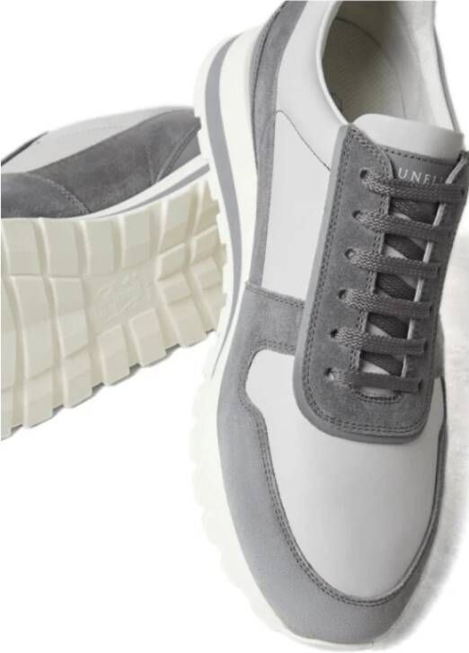 BRUNELLO CUCINELLI Grijze Suède Panel Sneakers Gray Heren