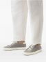 BRUNELLO CUCINELLI Grijze Vetersneaker met Logoprint Gray Heren - Thumbnail 4