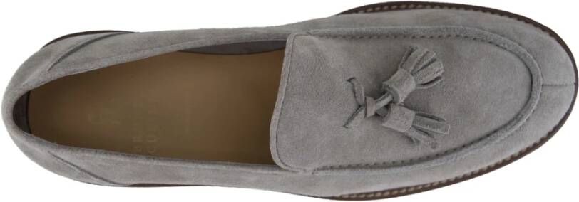 BRUNELLO CUCINELLI Heren Suède Instaploafers Gray Heren