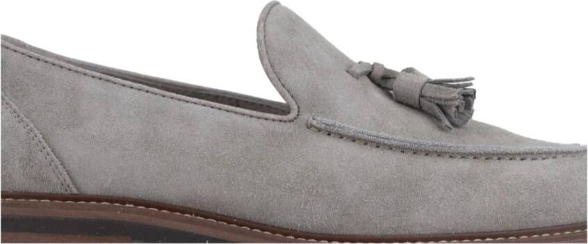 BRUNELLO CUCINELLI Heren Suède Instaploafers Gray Heren