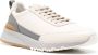 BRUNELLO CUCINELLI Italiaanse Leren Sneakers Rubberen Zool Designers Code Beige Heren - Thumbnail 4