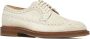 BRUNELLO CUCINELLI Ivoor Platte Schoenen Longwing Brogue Derby Beige Heren - Thumbnail 2