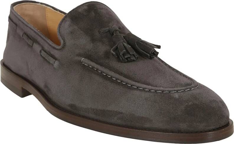 BRUNELLO CUCINELLI Klassieke Loafer Schoen Gray Heren