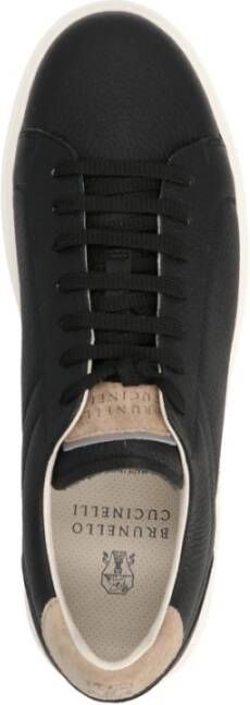 BRUNELLO CUCINELLI Lage Veterschoenen Black Heren