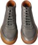 BRUNELLO CUCINELLI Leren Casual Sneakers voor Mannen Gray Heren - Thumbnail 4