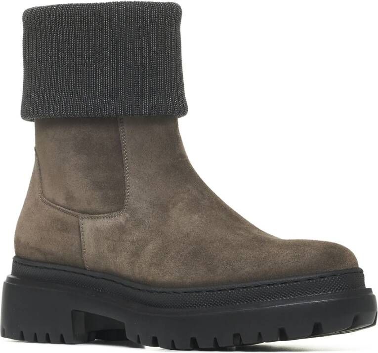 BRUNELLO CUCINELLI Luxe Italiaanse Modestijl Brown Dames