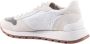 BRUNELLO CUCINELLI Luxe nylon en suède sneakers White Dames - Thumbnail 3