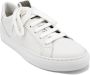 BRUNELLO CUCINELLI Mat Leren Sneakers met Iconische Decoratie White Dames - Thumbnail 2