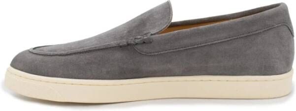 BRUNELLO CUCINELLI Moderne Suède Mocassin Trainers Gray Heren