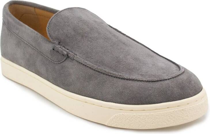 BRUNELLO CUCINELLI Moderne Suède Mocassin Trainers Gray Heren