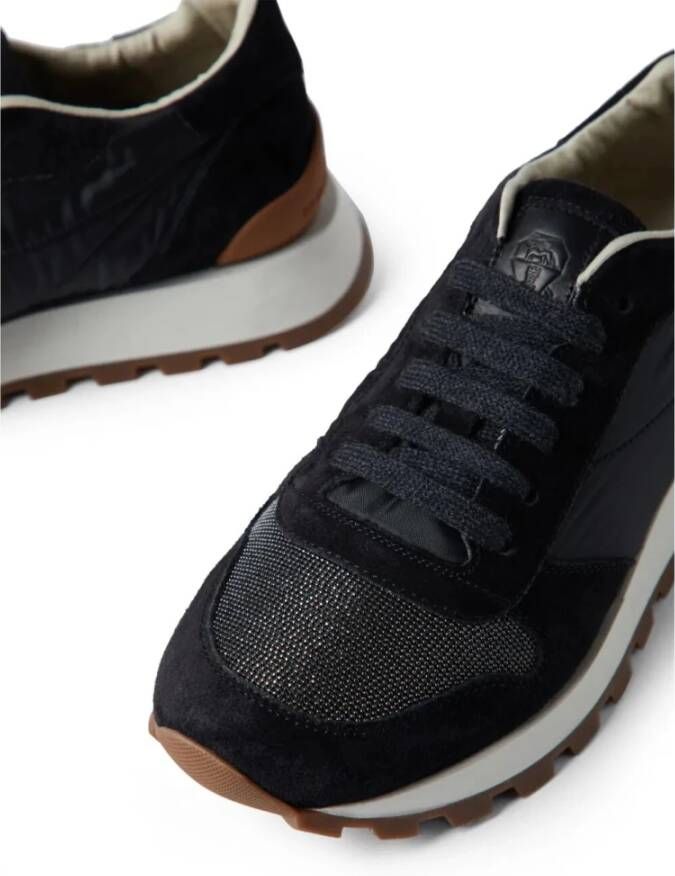 BRUNELLO CUCINELLI Monili Toe Runner Sneakers Black Dames