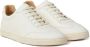 BRUNELLO CUCINELLI Off-White Leren Sneaker Logo Print White Heren - Thumbnail 2