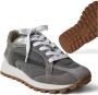 BRUNELLO CUCINELLI Platte schoenen met Monili-kettingdetail Gray Dames - Thumbnail 4