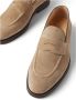 BRUNELLO CUCINELLI Platte Suède Penny Loafer Schoenen Beige Heren - Thumbnail 4