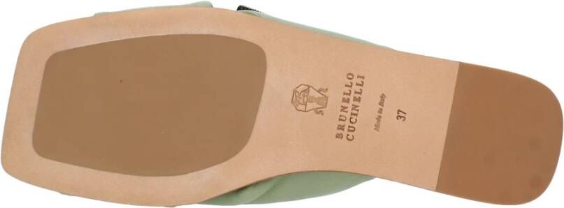 BRUNELLO CUCINELLI Sandalen Groen Green Dames